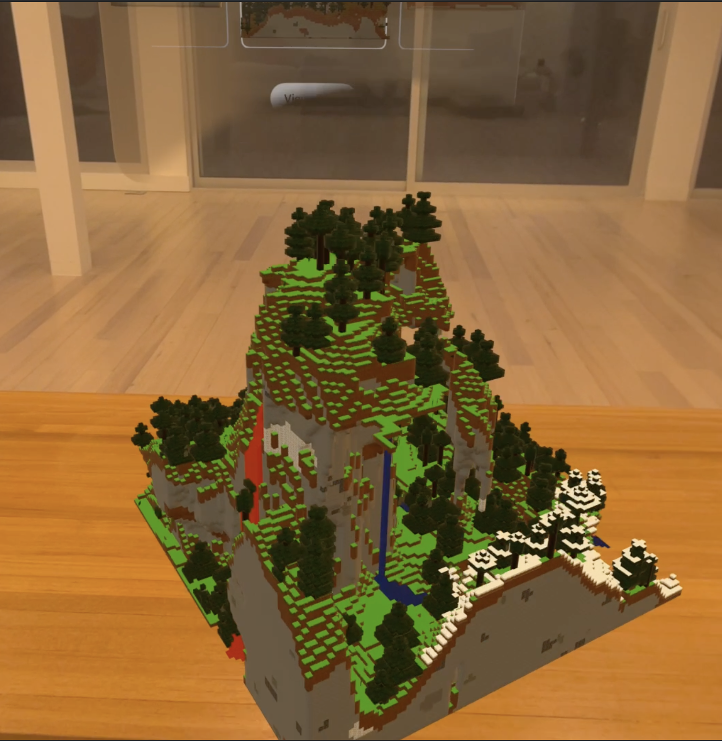 Inspecting a Minecraft world in a volume
